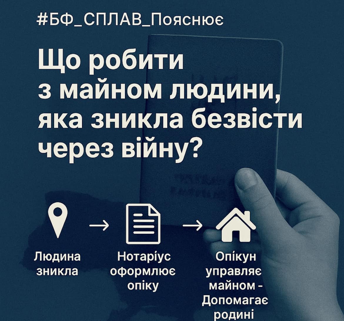 Що робити з майном людини, яка зникла безвісти через війну?