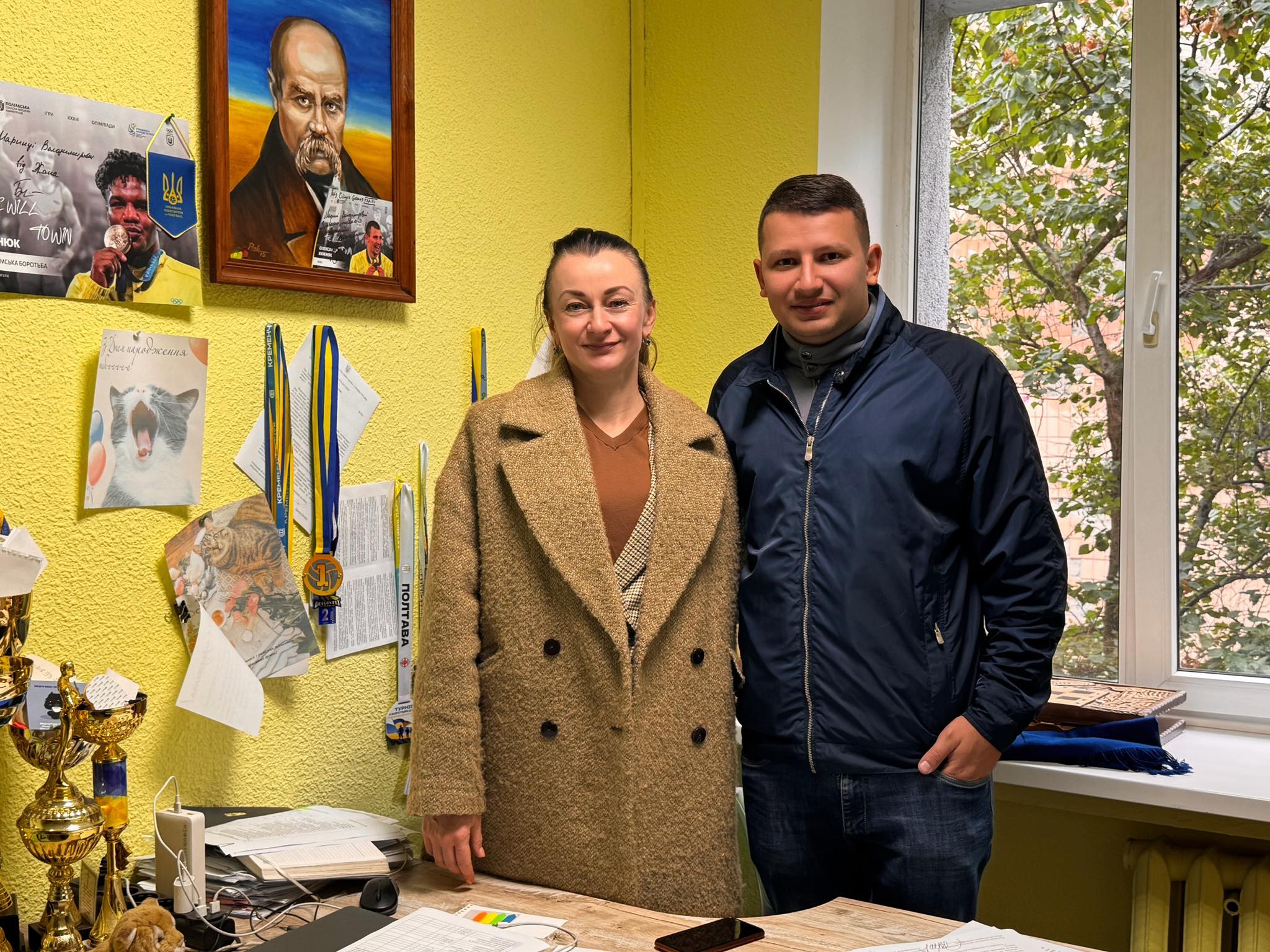Зустрівся з начальницею Управління молоді та спорту Полтавської ОВА Мариною Трохименко.
